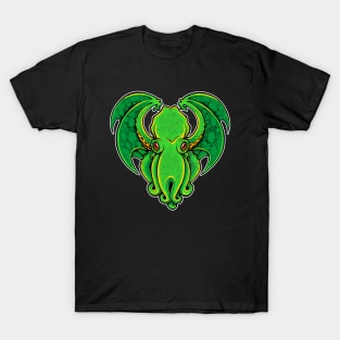 Heart Shaped Cthulhu T-Shirt